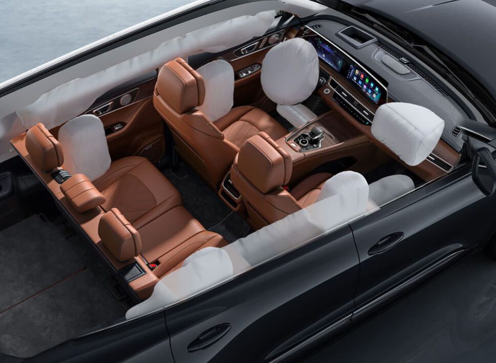 7 αερόσακοι στον στάνταρ εξοπλισμό